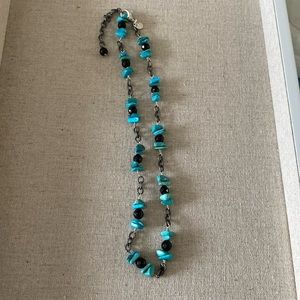 Turquoise and Sterling Silver Silpada necklace. Amazing price!
